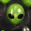 Воздушный шар (23''/58 см) Фигура, Инопланетянин, Голография